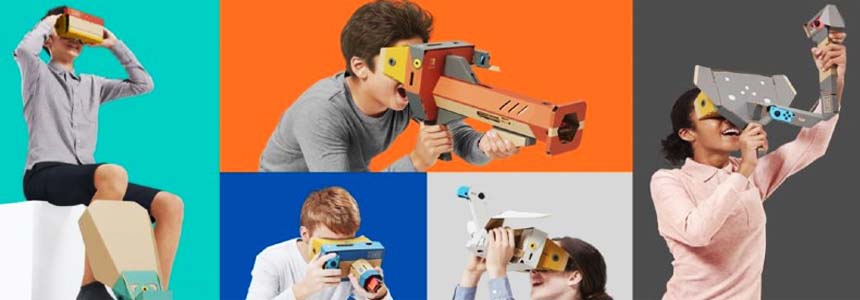 Nintendo Выпустит Набор Labo VR для Switch в Апреле