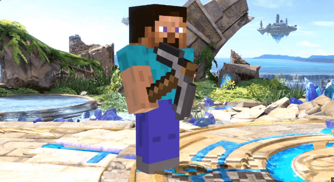Minecraft: Стив Присоединяется к Составу Super Smash Bros Ultimate