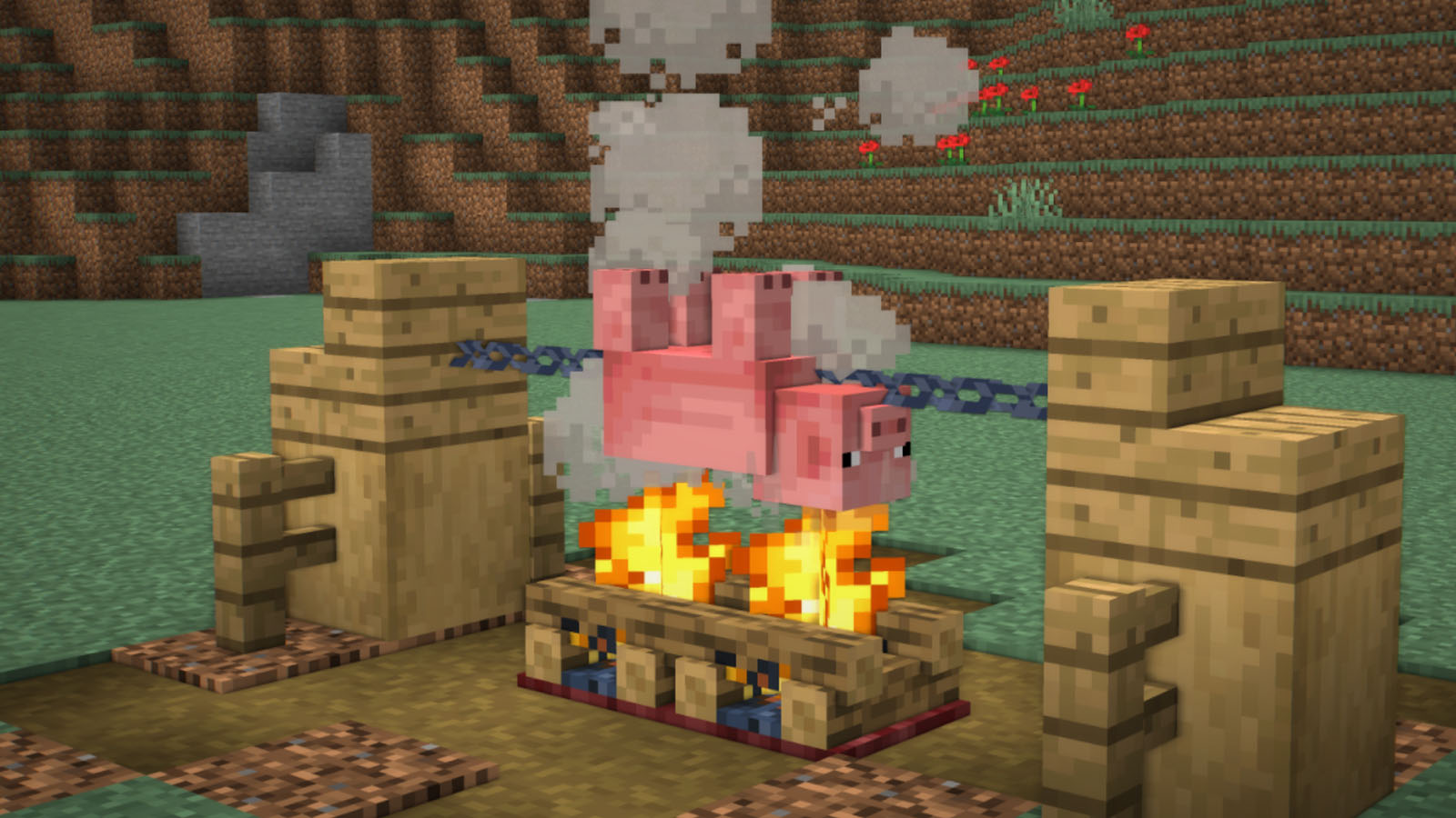 Camp Fires Cook Mobs [1.17] [1.16.5] – Minecraft Mod