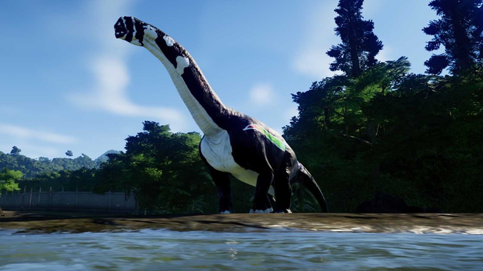 Jurassic World Evolution — Мод Дашанпусавр