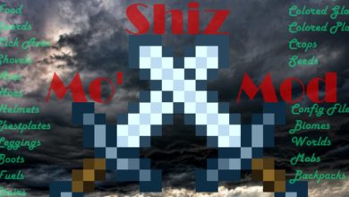 Minecraft — Mo' Shiz Mod (Новые Блоки, Оружие, Броня +)