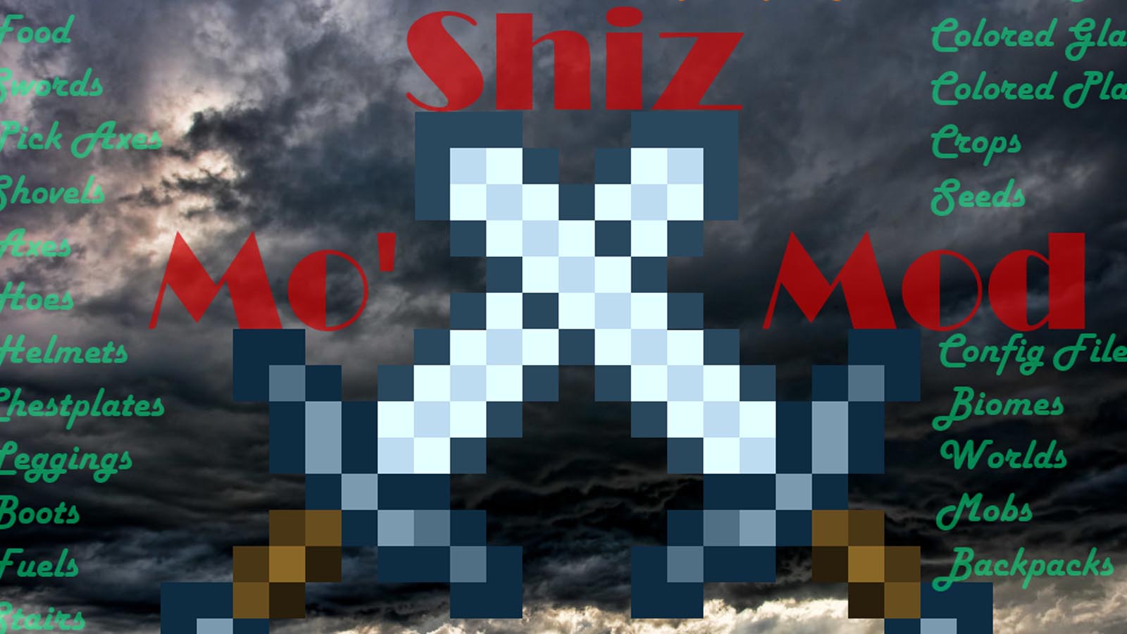 Minecraft — Mo’ Shiz Mod (Новые Блоки, Оружие, Броня +)