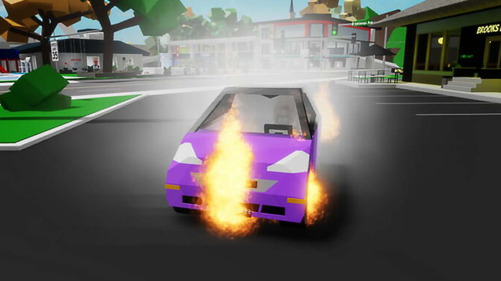 How to set fire to your car in Roblox Brookhaven?