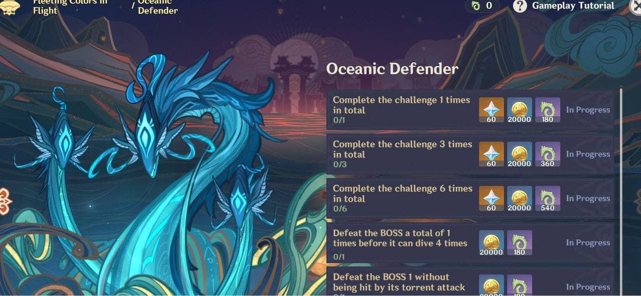 Genshin Impact 2.4 New Lantern Festival Boss – “Ocean Defender”