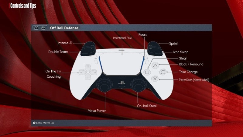 Элементы управления NBA 2K22 (PS и Xbox) - финты, дриблинг, броски и др.