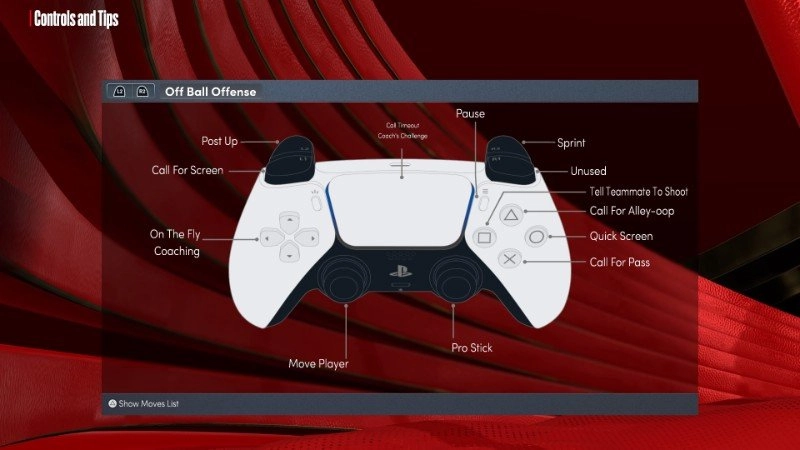 Элементы управления NBA 2K22 (PS и Xbox) - финты, дриблинг, броски и др.
