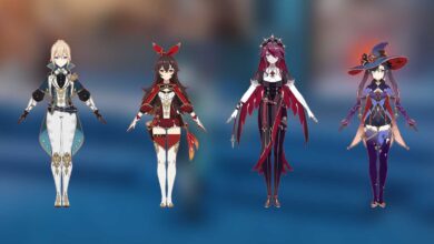 Genshin Impact представляет четыре новых наряда для Джинн, Эмбер, Розарии и Моны