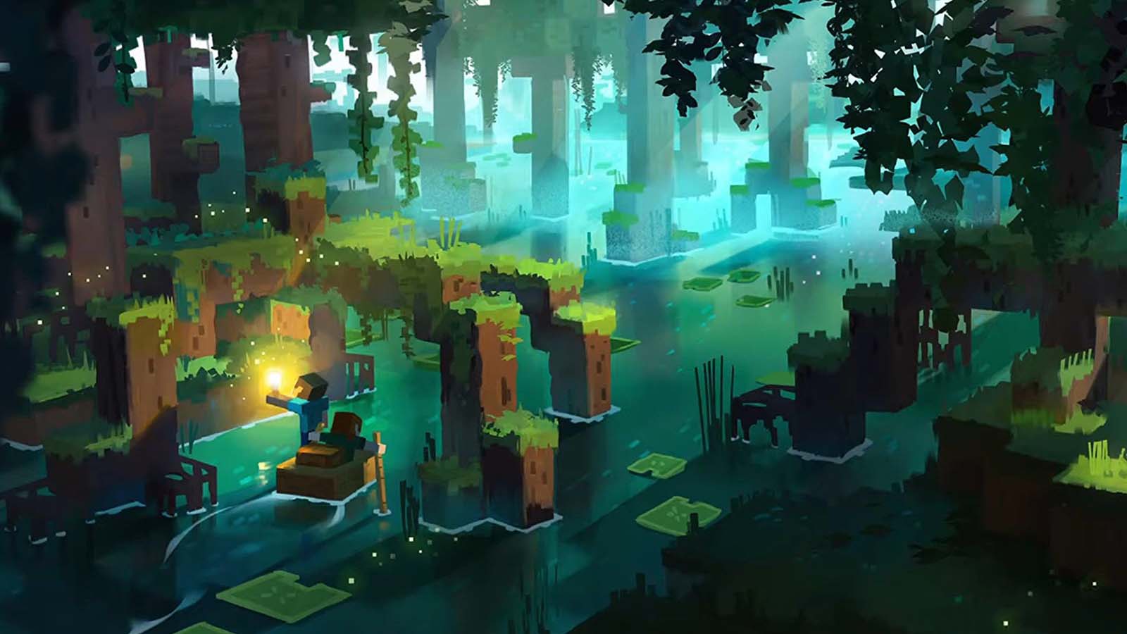 Авторы Minecraft показали новый биом Мангрового леса