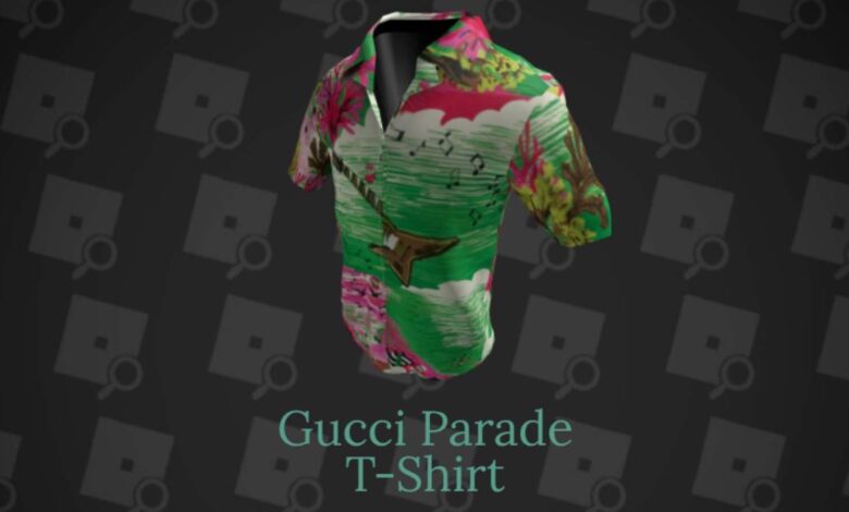 gucci roblox t shirt