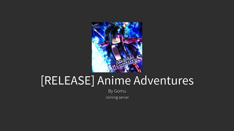 экран загрузки Anime Adventures
