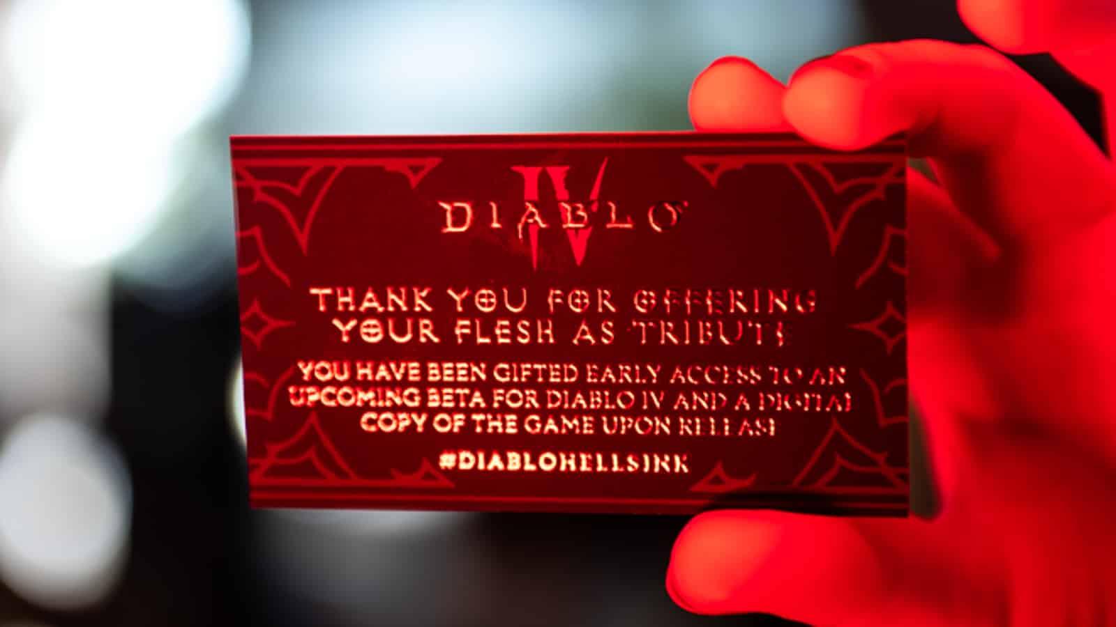Поклонники Diablo 4 могут заработать бесплатную копию игры, если у них появится татуировка