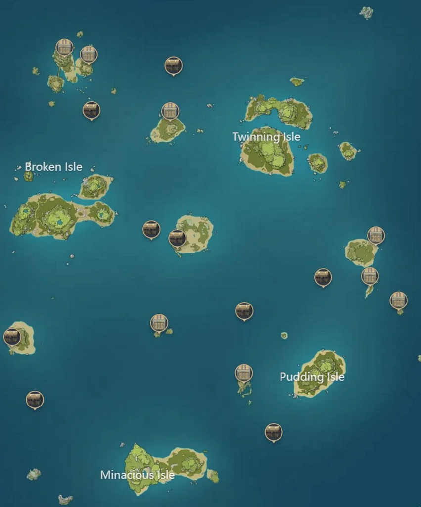 Locations Of 24 Chests In The Golden Apple Archipelago