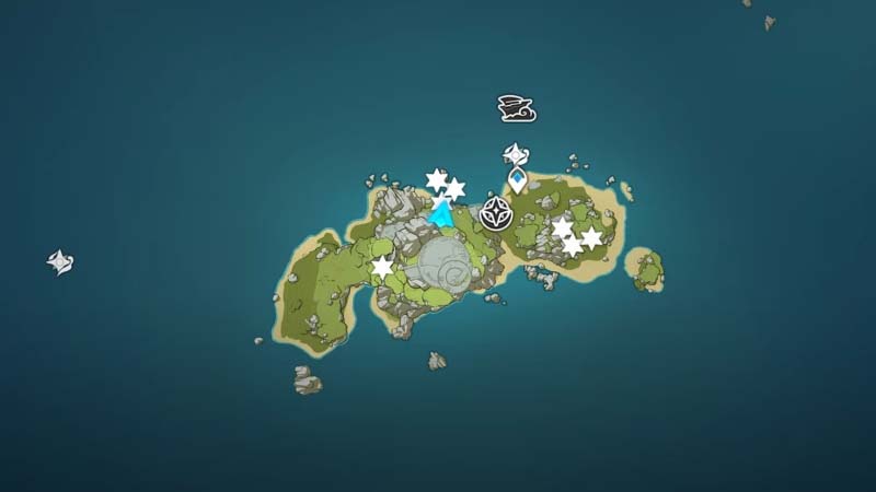 Карта Опасного острова