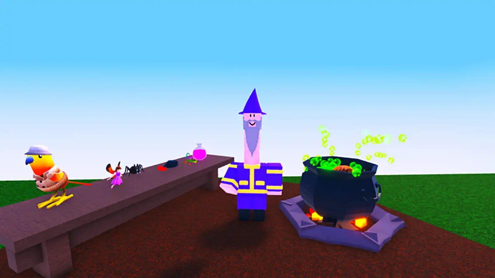 Где найти случайный ингредиент в Roblox Wacky Wizards