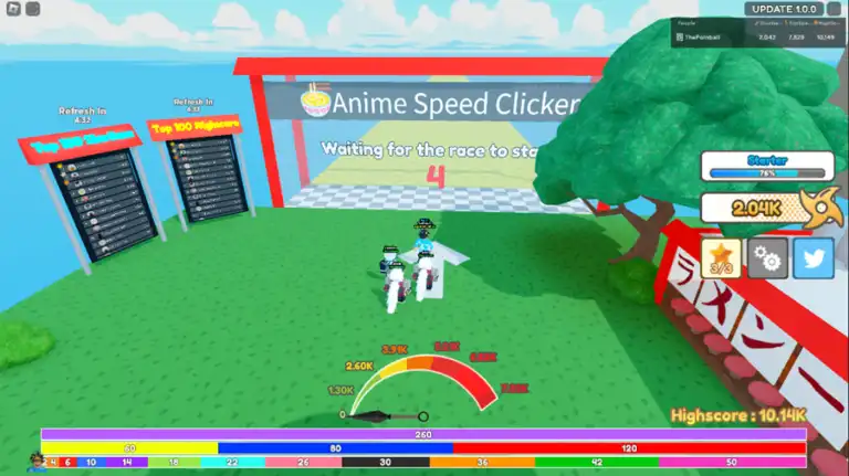 🌀PRESTIGE] Anime Race Clicker - Roblox