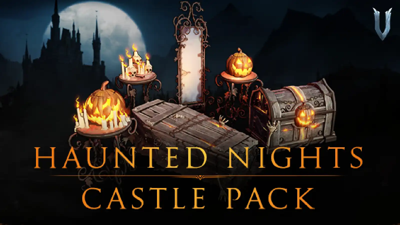 В Steam бесплатно отдают V Rising — Haunted Nights Castle Pack.