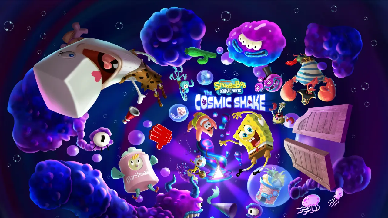 100% Прохождение SpongeBob SquarePants: The Cosmic Shake