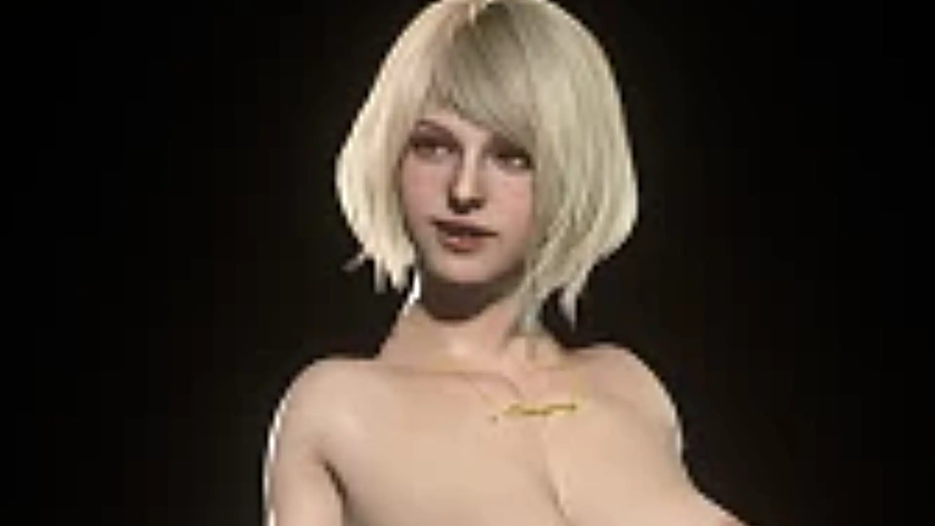 Nude Мод Resident Evil 4 Remake — Голая Эшли c большой грудью
