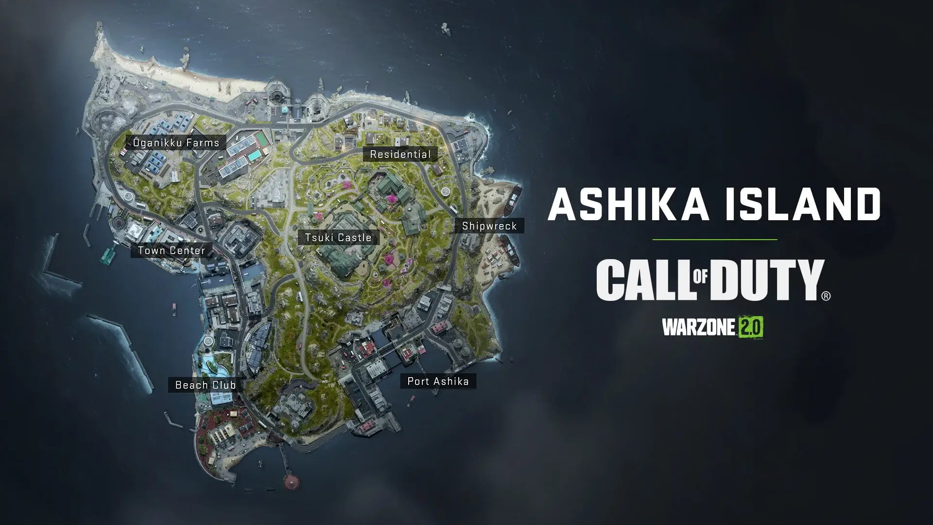 Расположение всех масок на Ashika Island в 3 сезоне Warzone 2.0