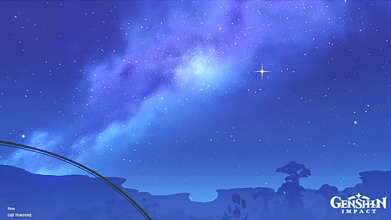 Память о звездной ночи в Genshin Impact: как сфотографировать звездное небо и завершить квест
