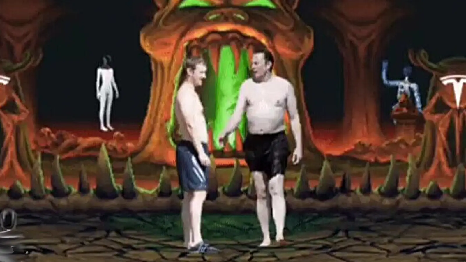 Создатель Mortal Kombat, показал фаталити Илона Маска над Марком Цукербергом