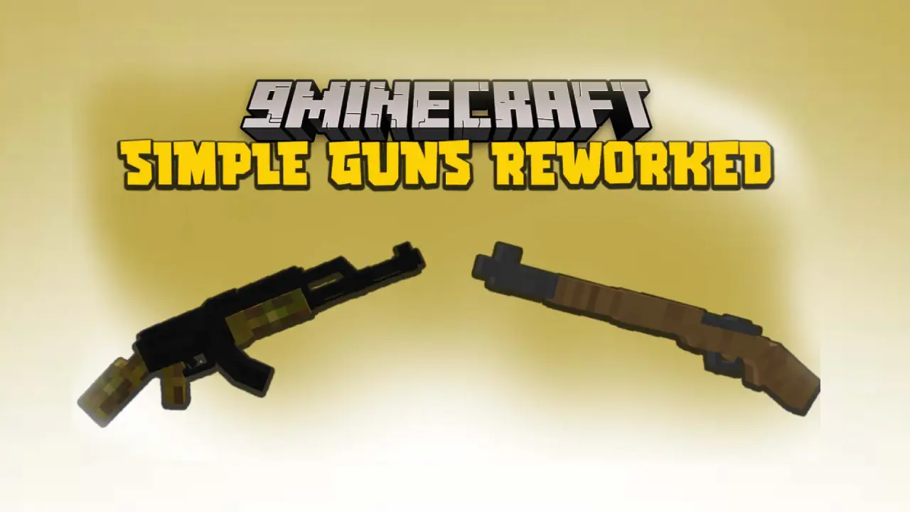 Мод Simple Guns: Reworked на огнестрельное оружие для Minecraft [1.20.1] [1.19.4] [1.18.2] [1.16.5]