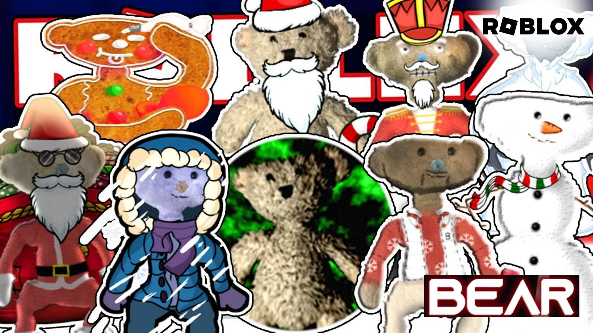 Roblox Bear: Как получить 6 рождественских скинов конце 2023 года