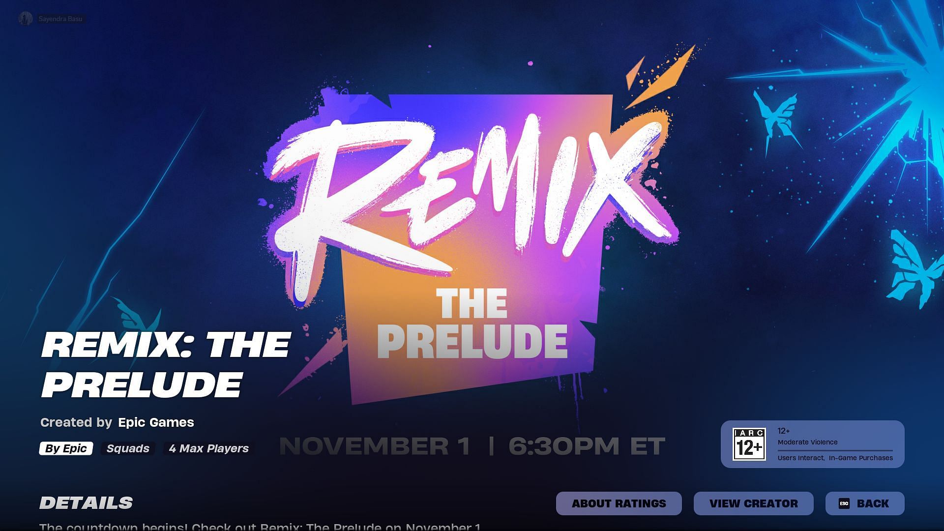 Событие в прямом эфире Fortnite Remix The Prelude: Как смотреть и ожидания