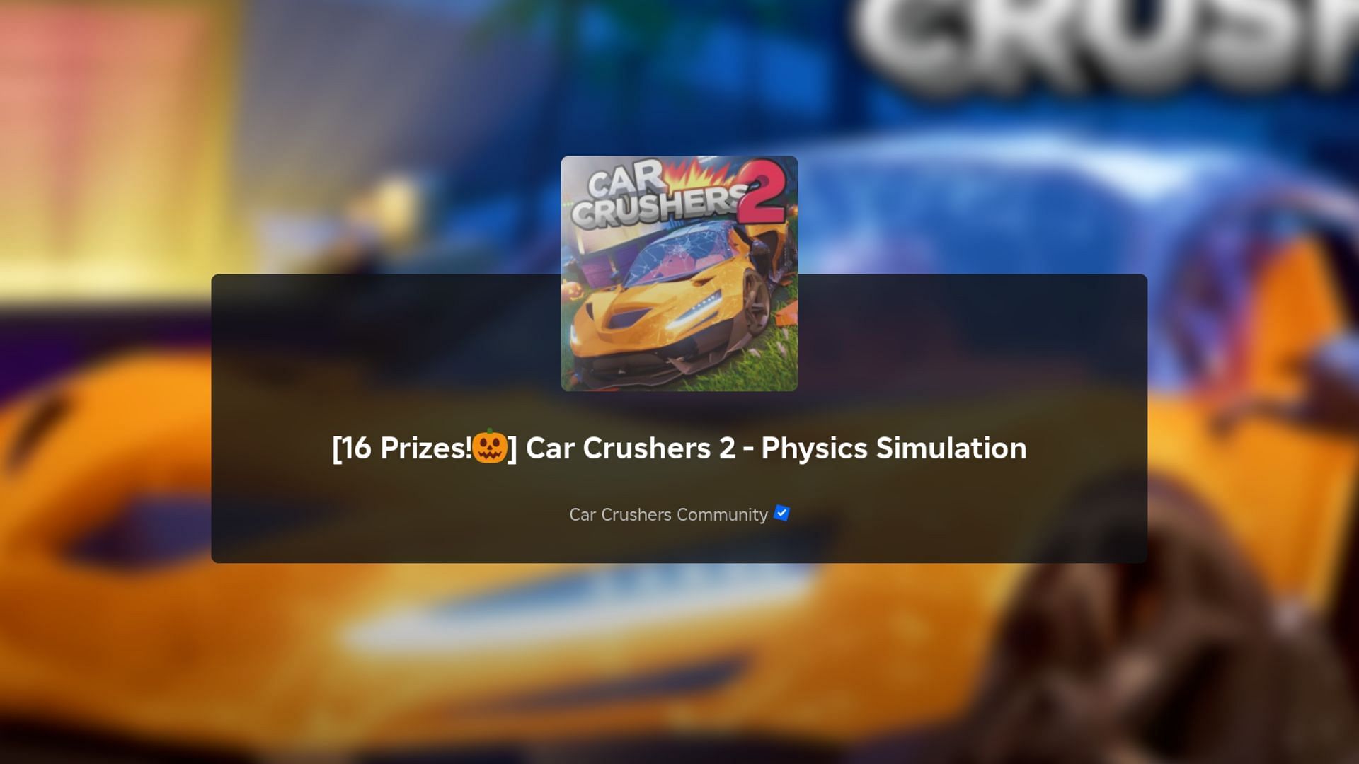 Car Crushers 2 Update 65 patch notes