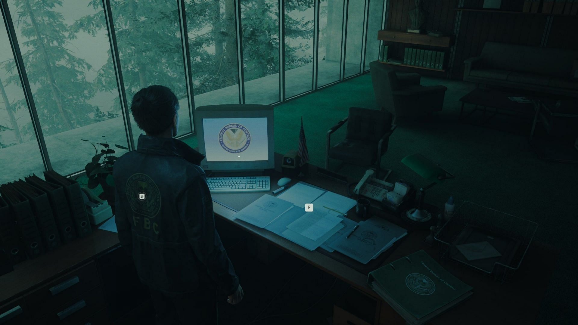 Какой компьютерный пароль в Alan Wake 2 The Lake House?