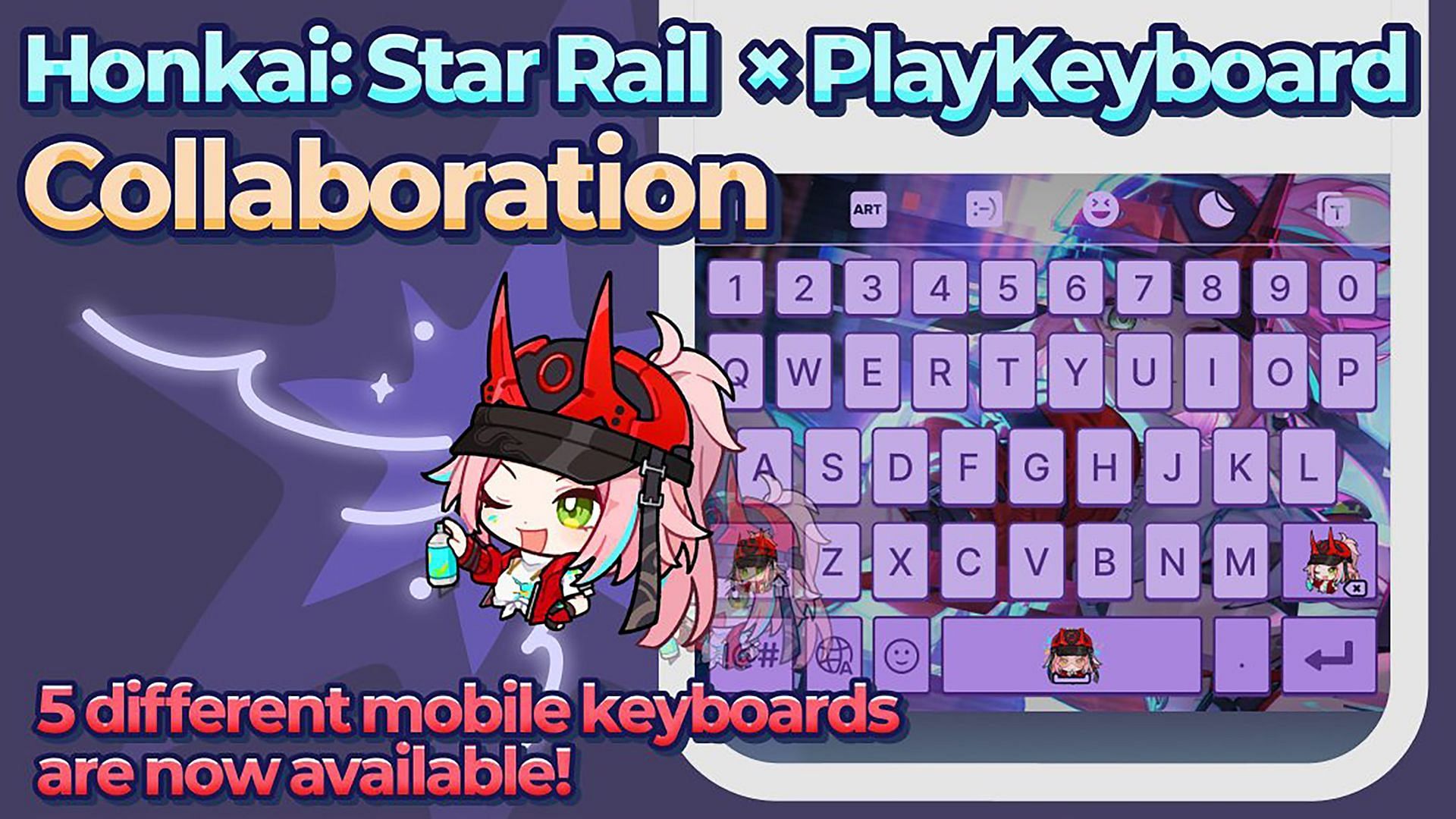 Сотрудничество Honkai Star Rail x PlayKeyboard приносит темы клавиатуры с Rappa