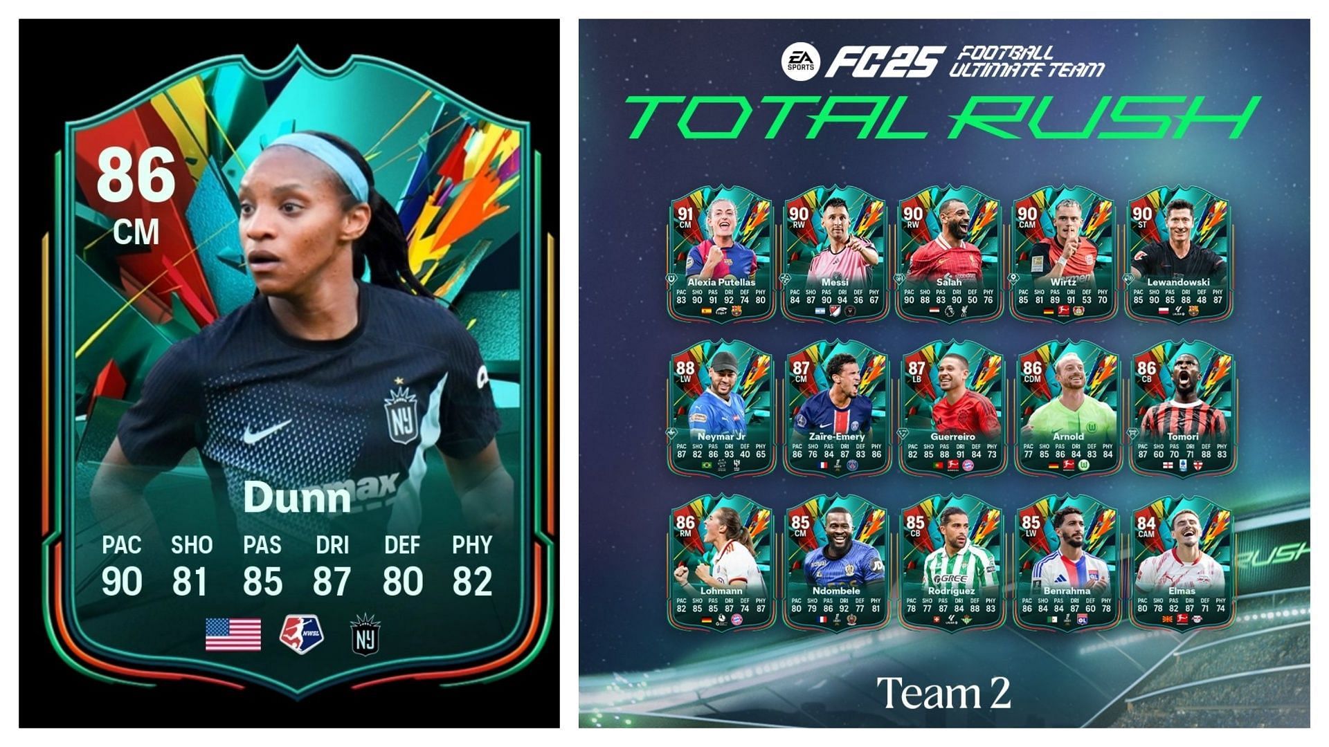 EA FC 25 Crystal Dunn Total Rush SBC: Все задания и самые дешевые решения