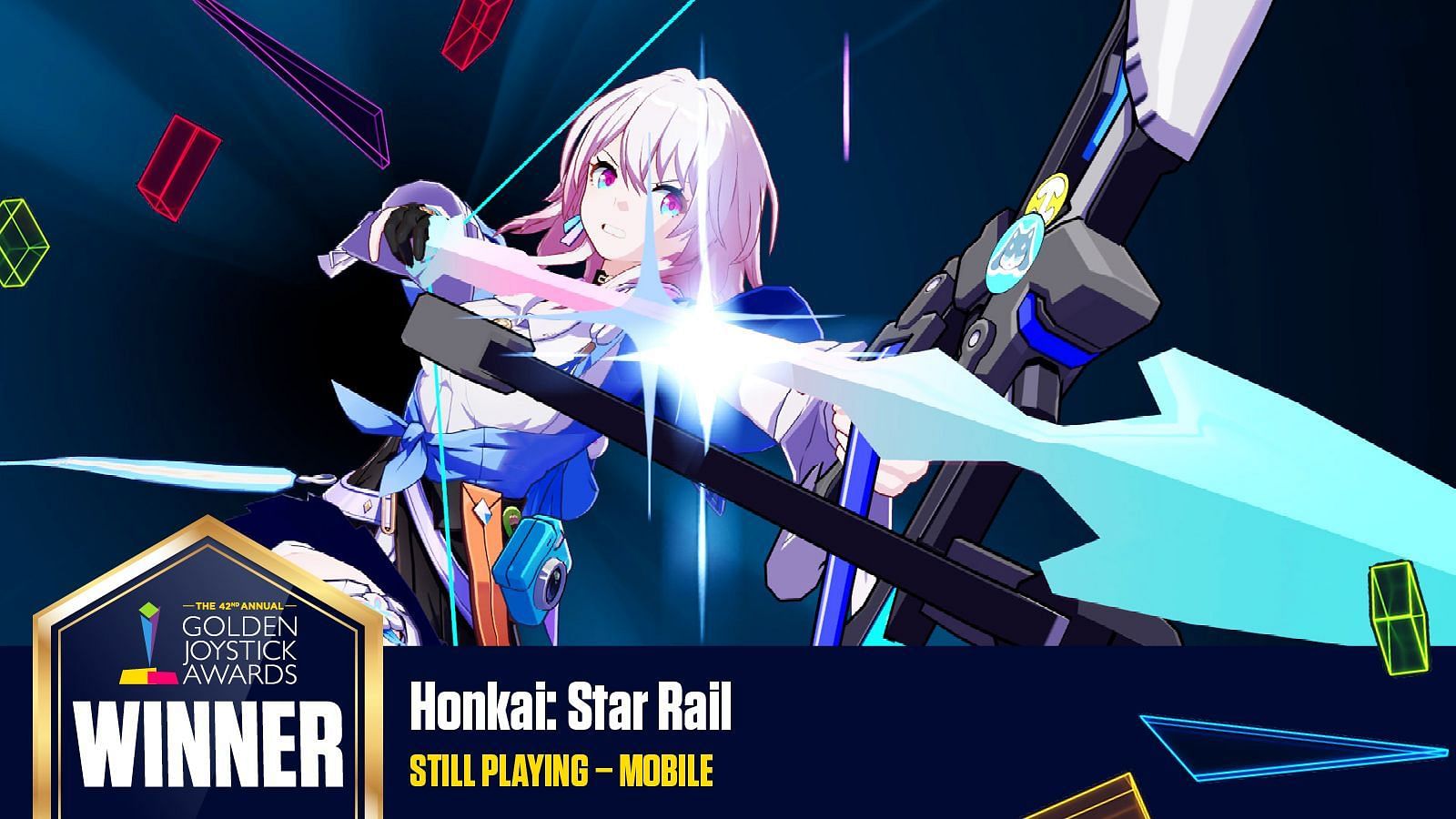 Honkai Star Rail выигрывает награду Still Playing (Mobile) на Golden Joystick Awards 2024