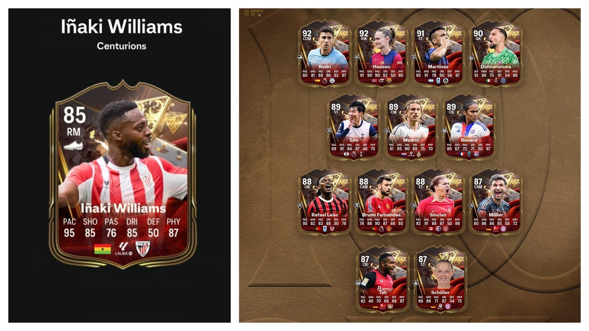 EA FC 25 Inaki Williams Centurions SBC: Все задания и самые дешевые решения