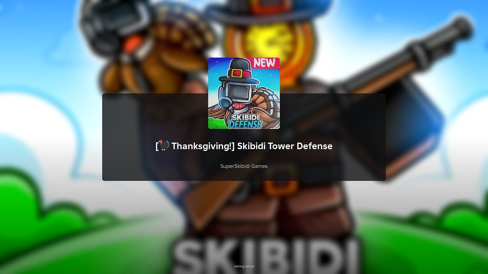 Патч-ноуты обновления Thanksgiving для Skibidi Tower Defense