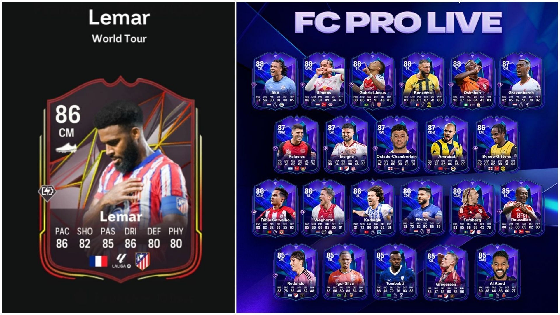 EA FC 25 Thomas Lemar World Tour SBC: Все задания и самые дешевые решения