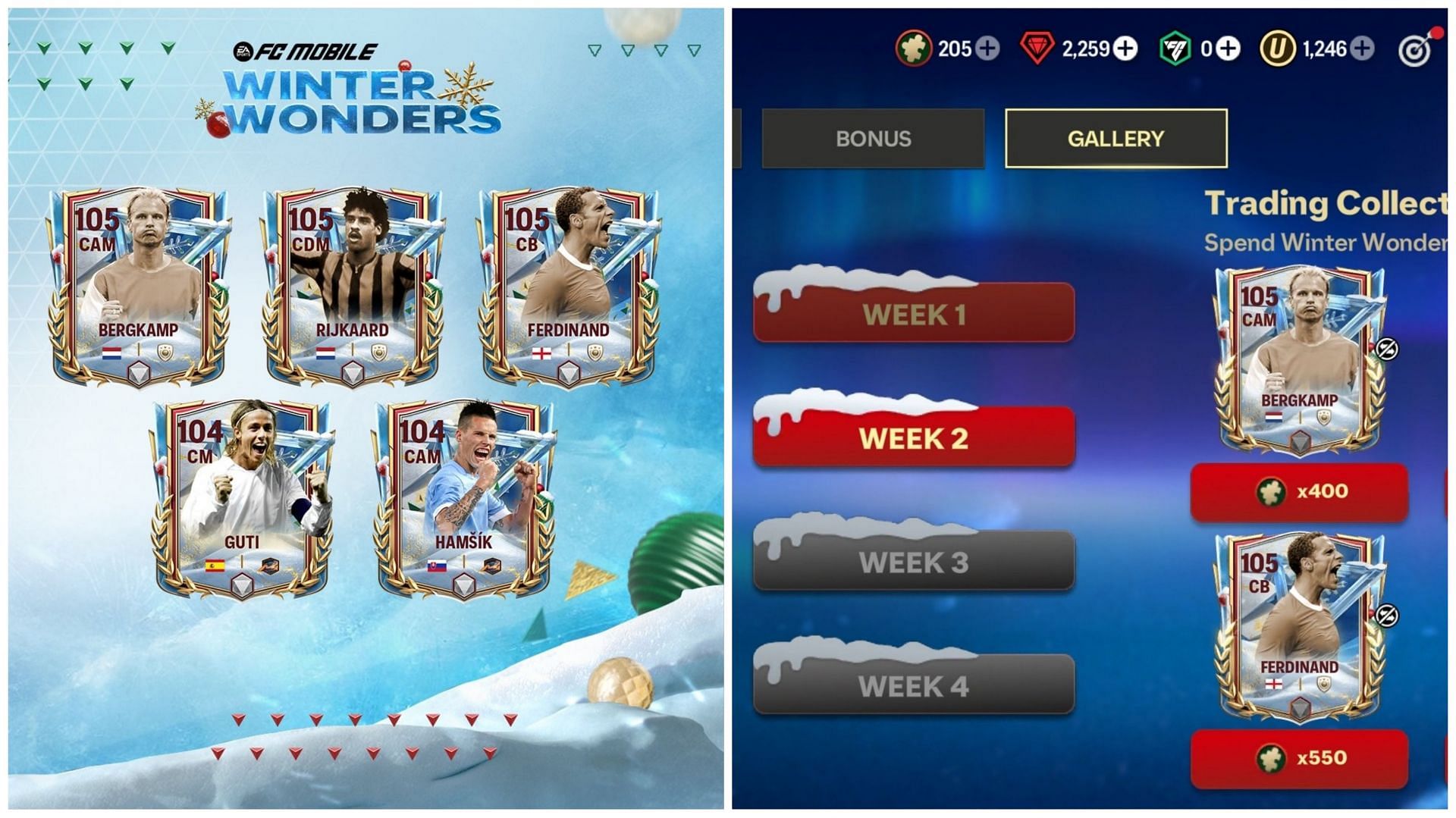 EA FC Mobile Winter Wonders: Все карты недели 2 представлены в Торговых Коллекциях