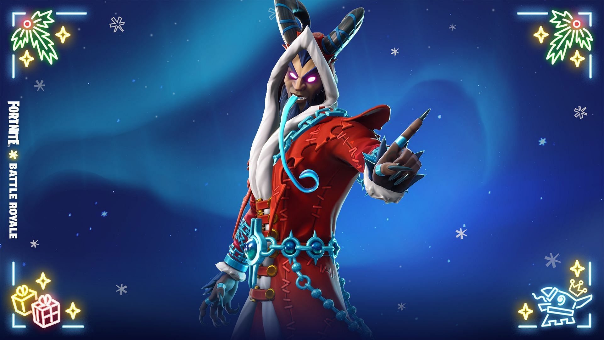 The Krampus skin in Fortnite