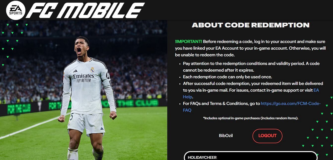 FC Mobile Redeem Code (25 декабря 2024): Как бесплатно получить ограниченный набор на Рождество