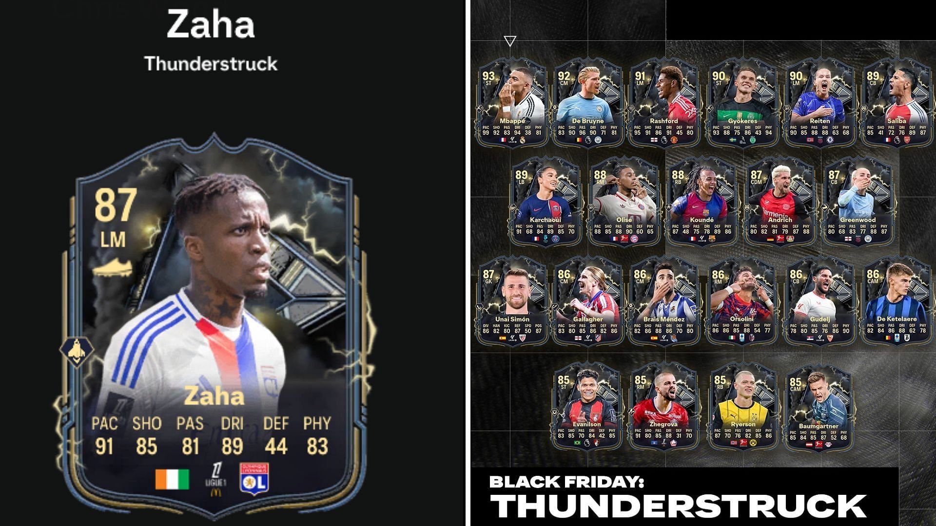 EA FC 25 Wilfred Zaha Thunderstruck SBC: Все задания и самые дешевые решения