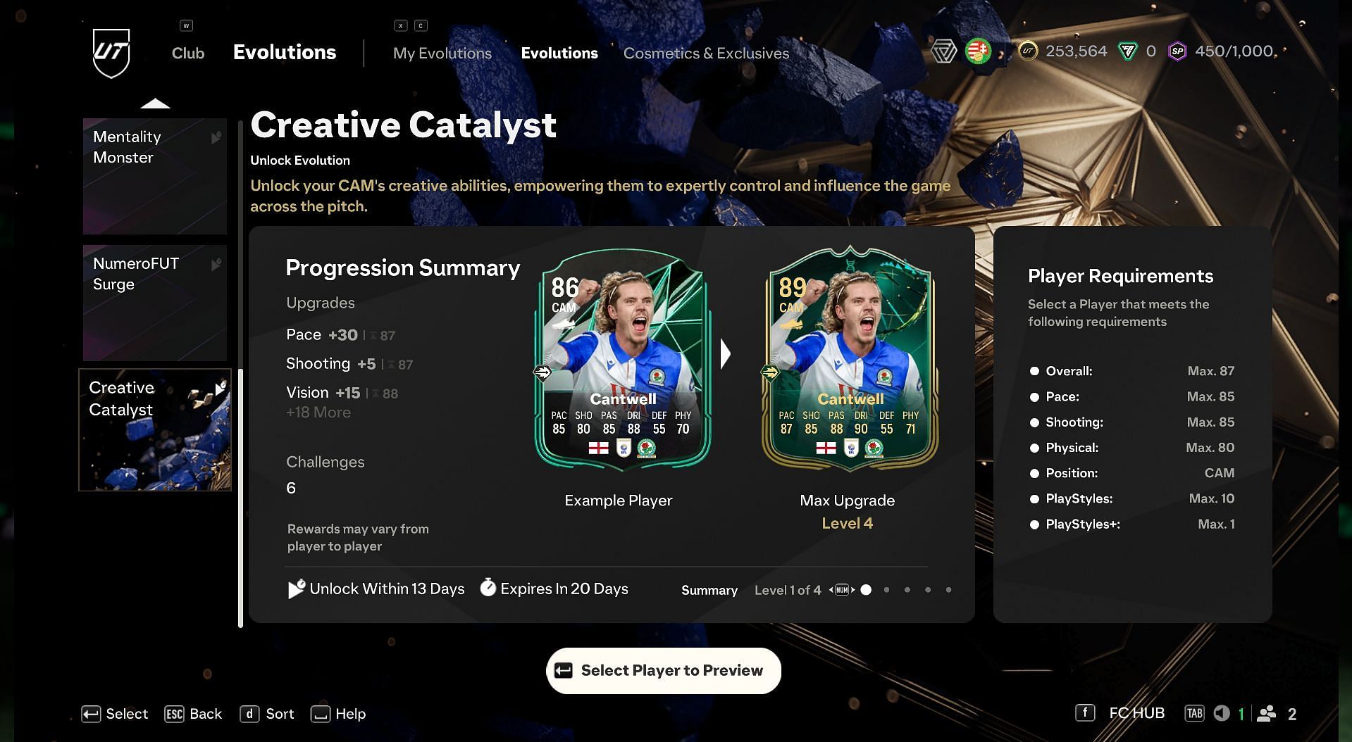 Топ-5 игроков для Creative Catalyst Evolution в режиме Ultimate Team EA FC 25