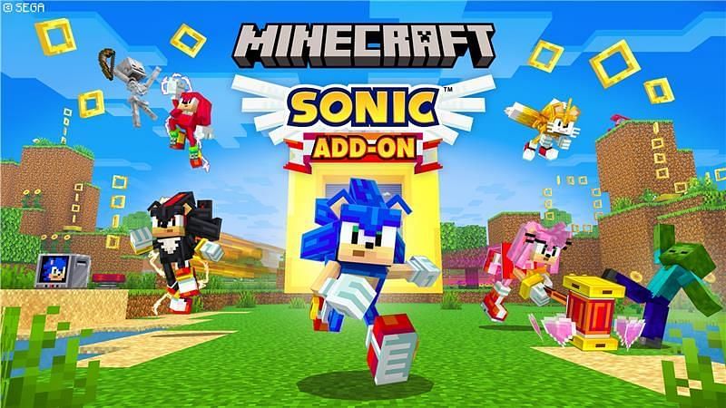 Minecraft выпустил Sonic Add-On для Bedrock Edition