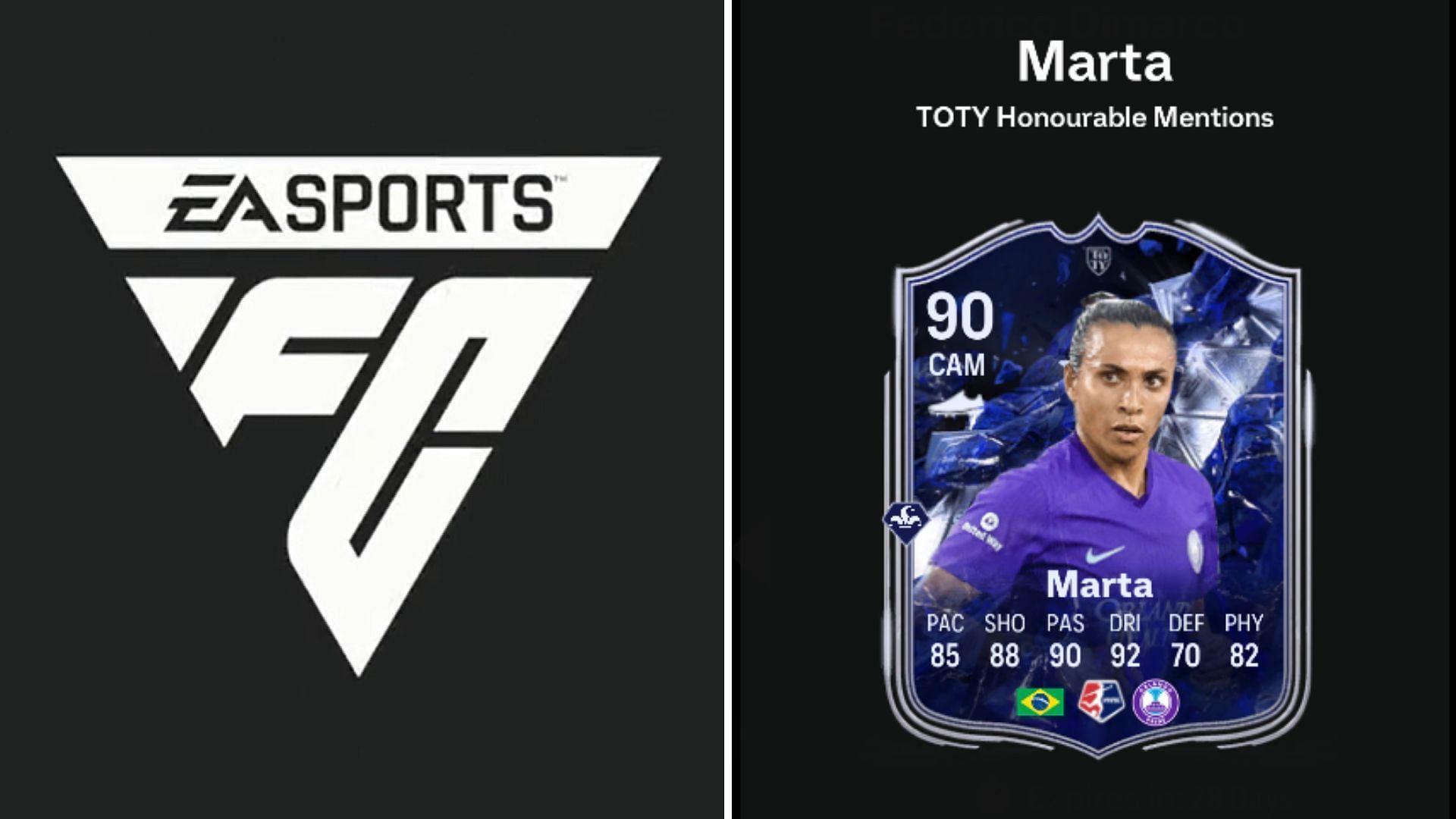 EA FC 25 Marta TOTY Honourable Mentions SBC: Все задания и самые дешёвые решения