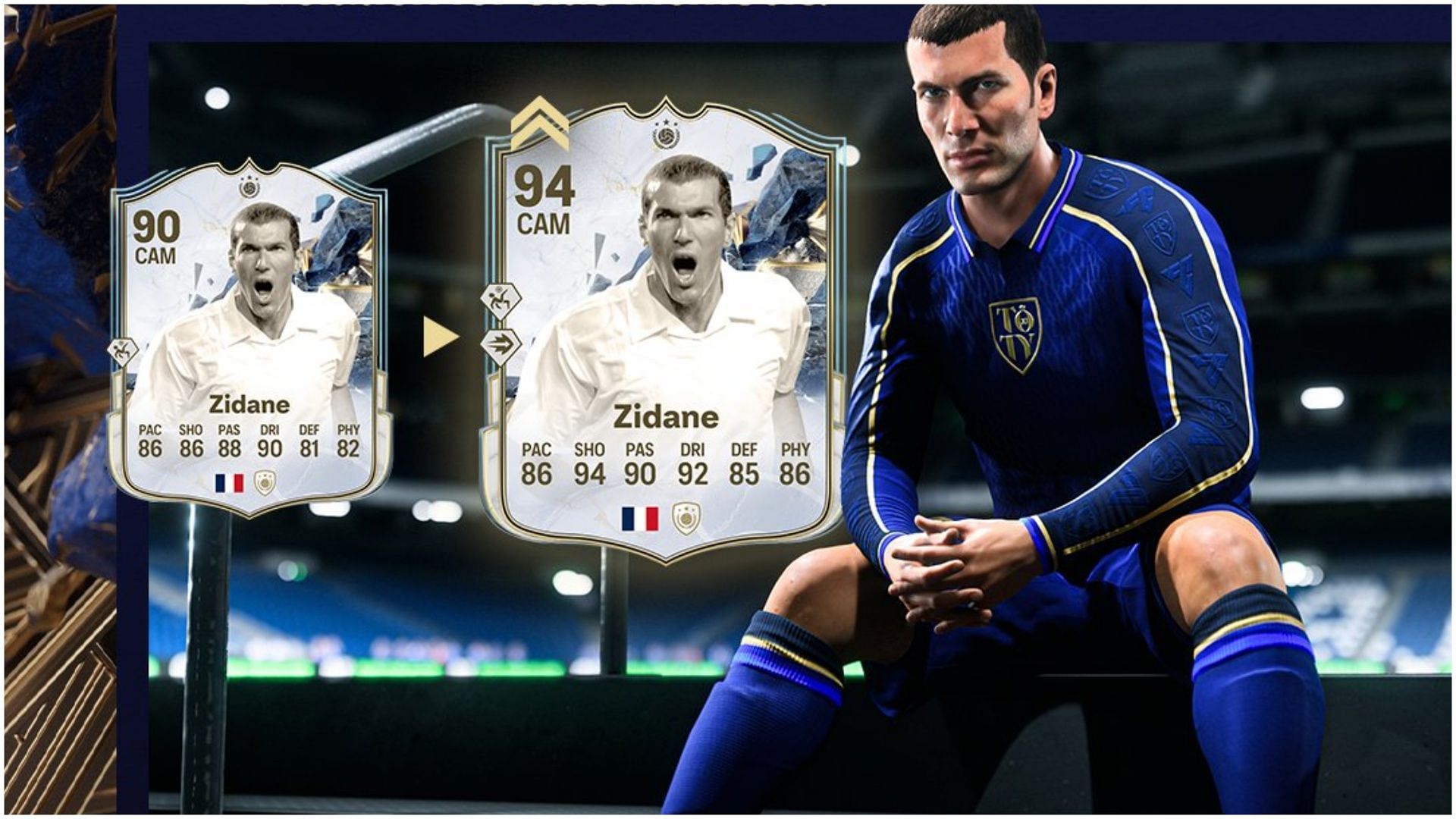 Как разблокировать бесплатный предмет EA FC 25 Zinedine Zidane TOTY Era Icon в Ultimate Team