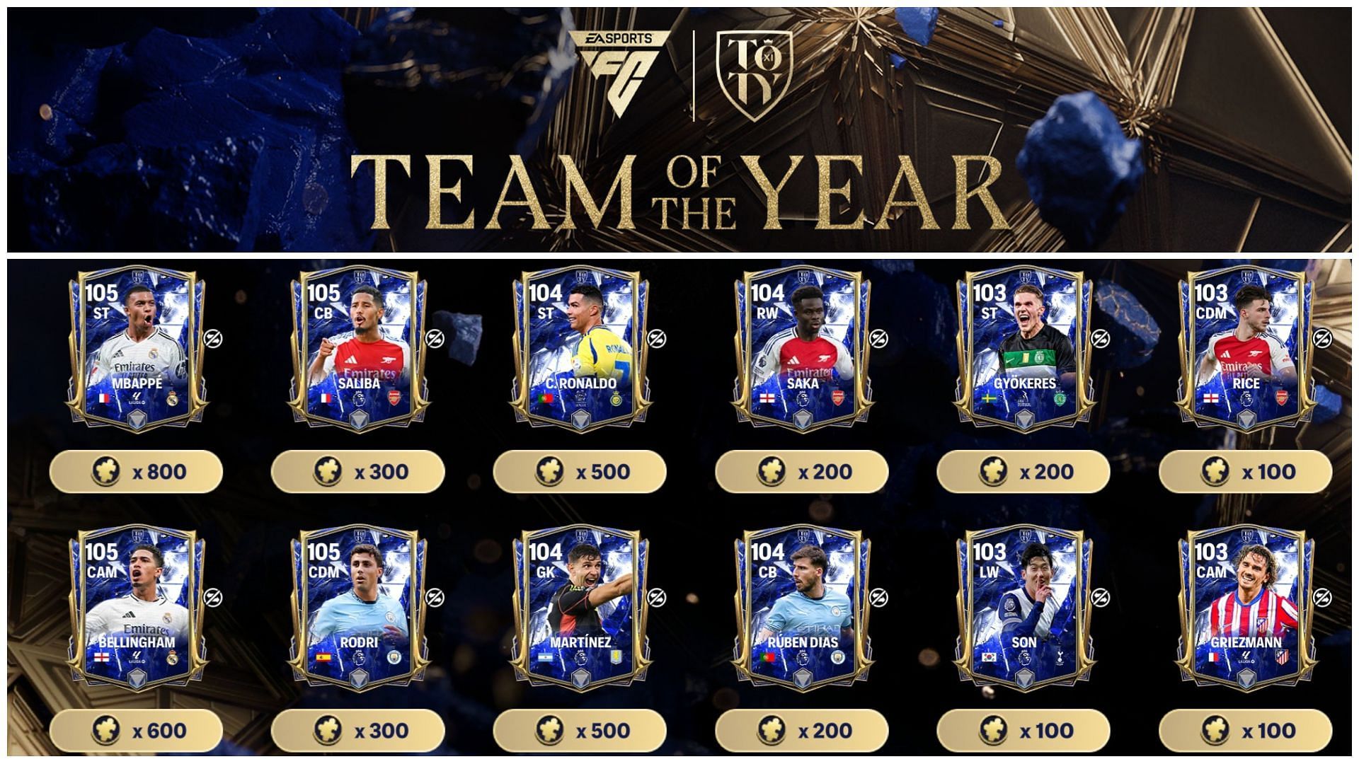 EA FC Mobile TOTY 2025: Все карты Nominee B и как их получить