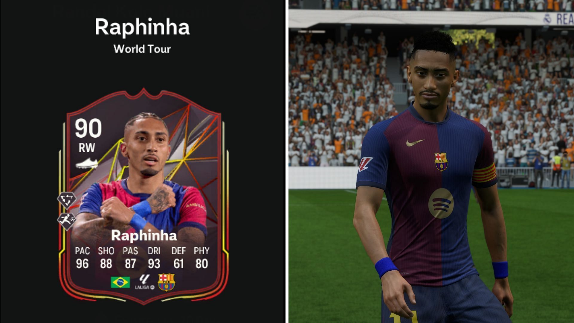 EA FC 25 Raphinha World Tour SBC: все задания и самые дешевые решения