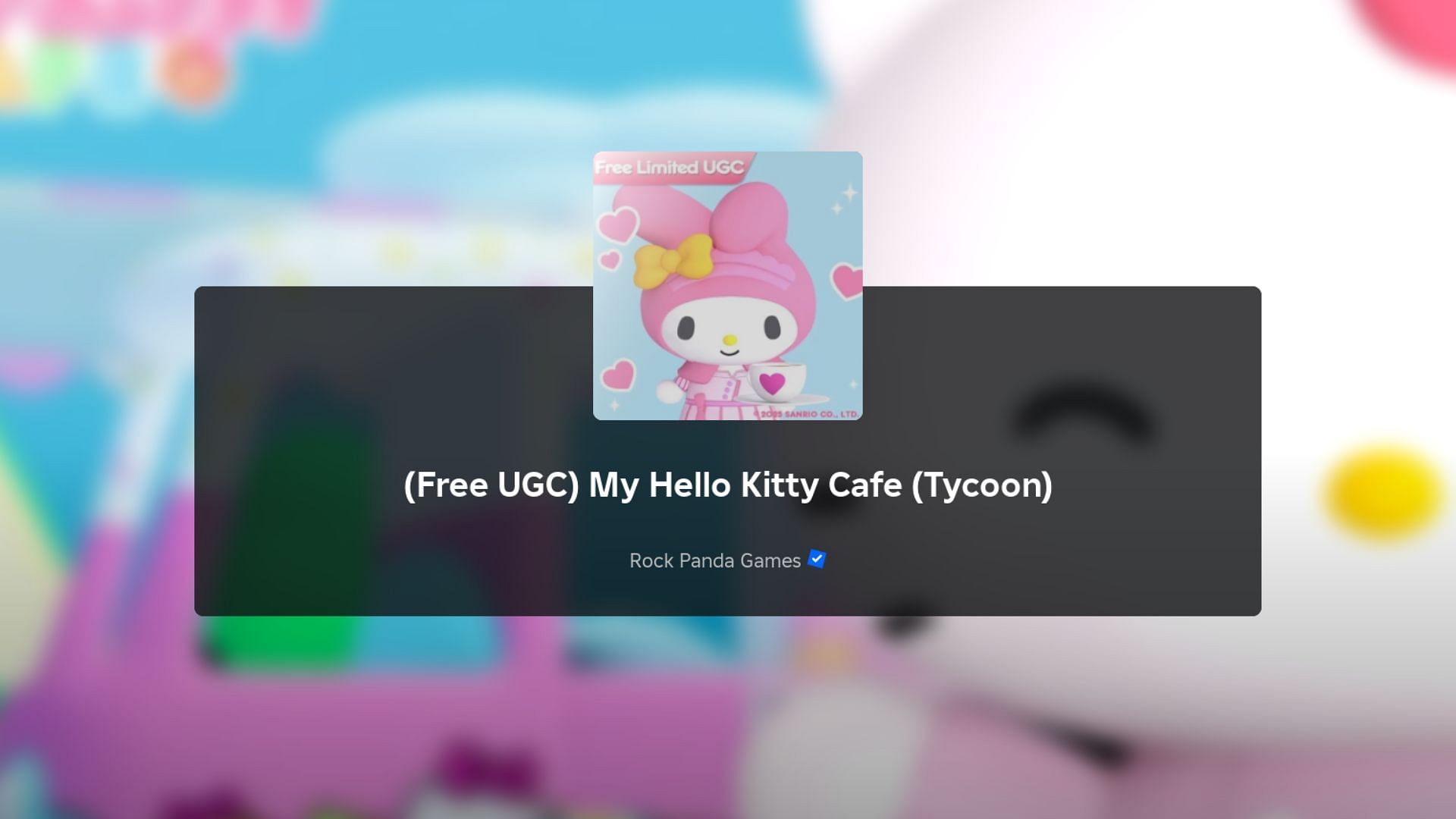 Как получить рюкзак My Melody в My Hello Kitty Cafe