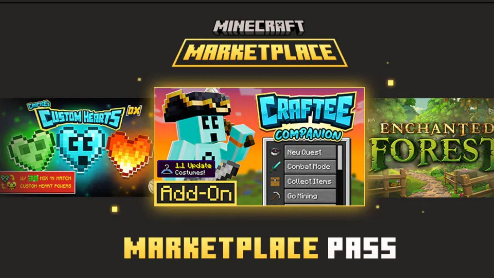 Minecraft раскрывает контент Marketplace Pass для марта 2025