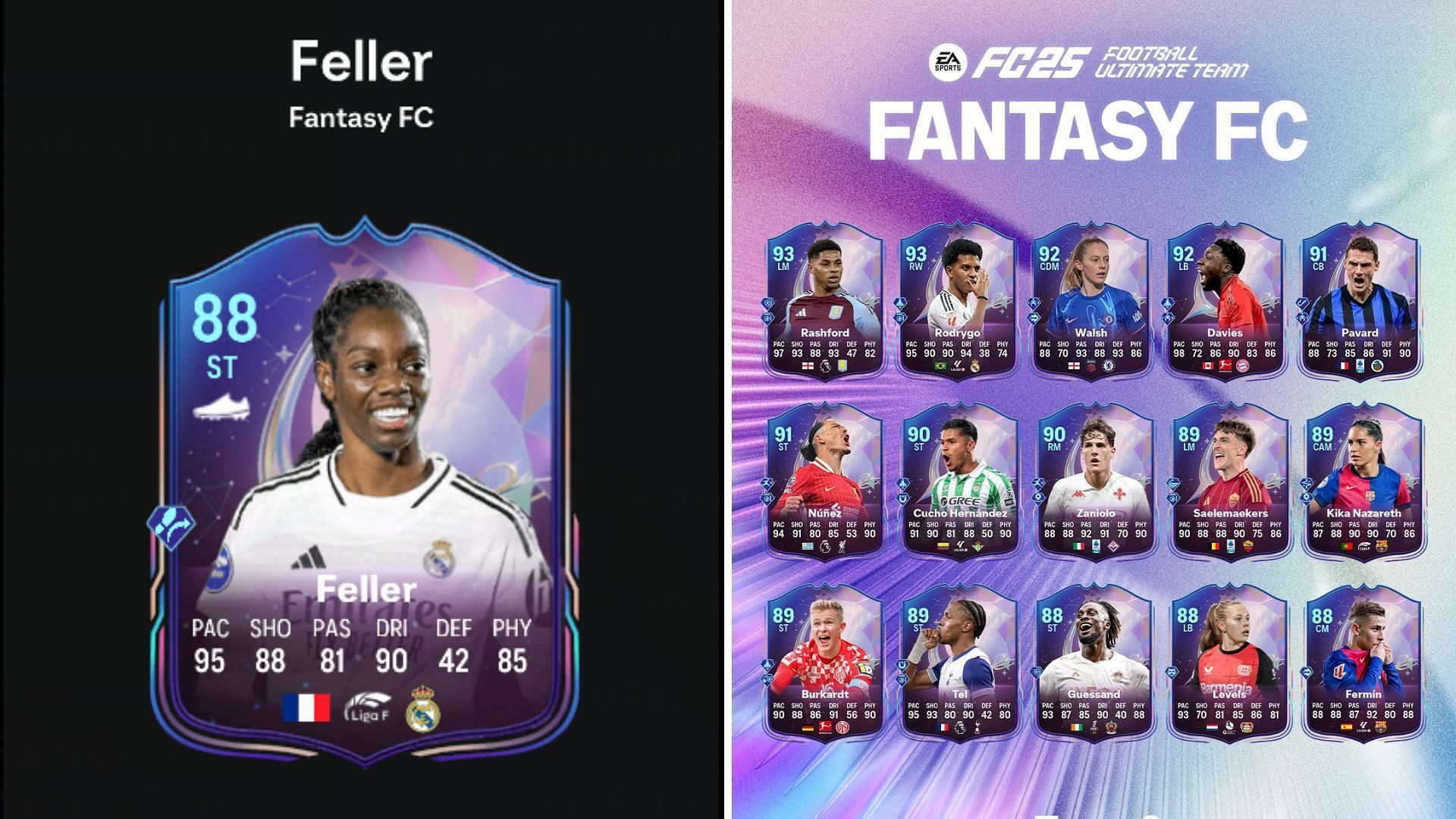 Задача Naomi Feller Fantasy FC в EA FC 25: Все задания и награды