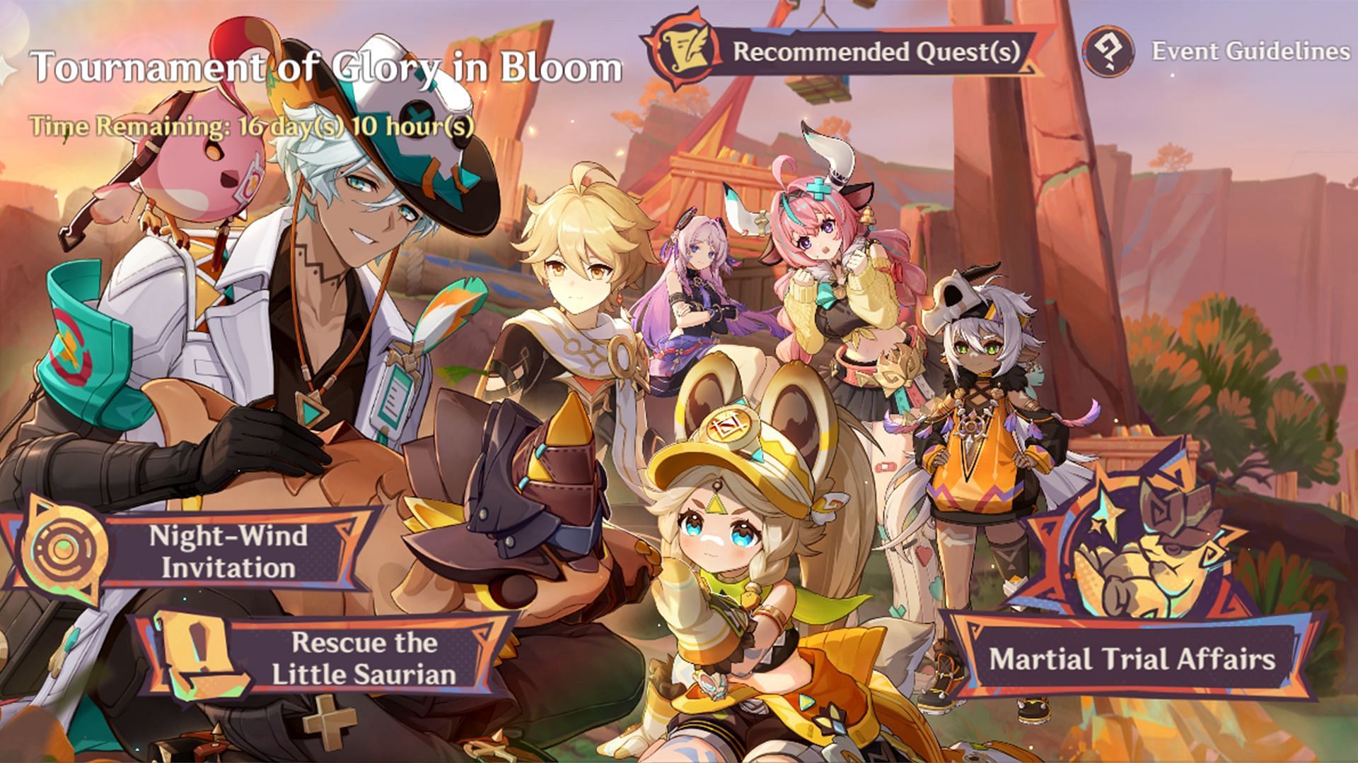 Руководство по событию Genshin Impact Tournament of Glory in Bloom: Игры и награды